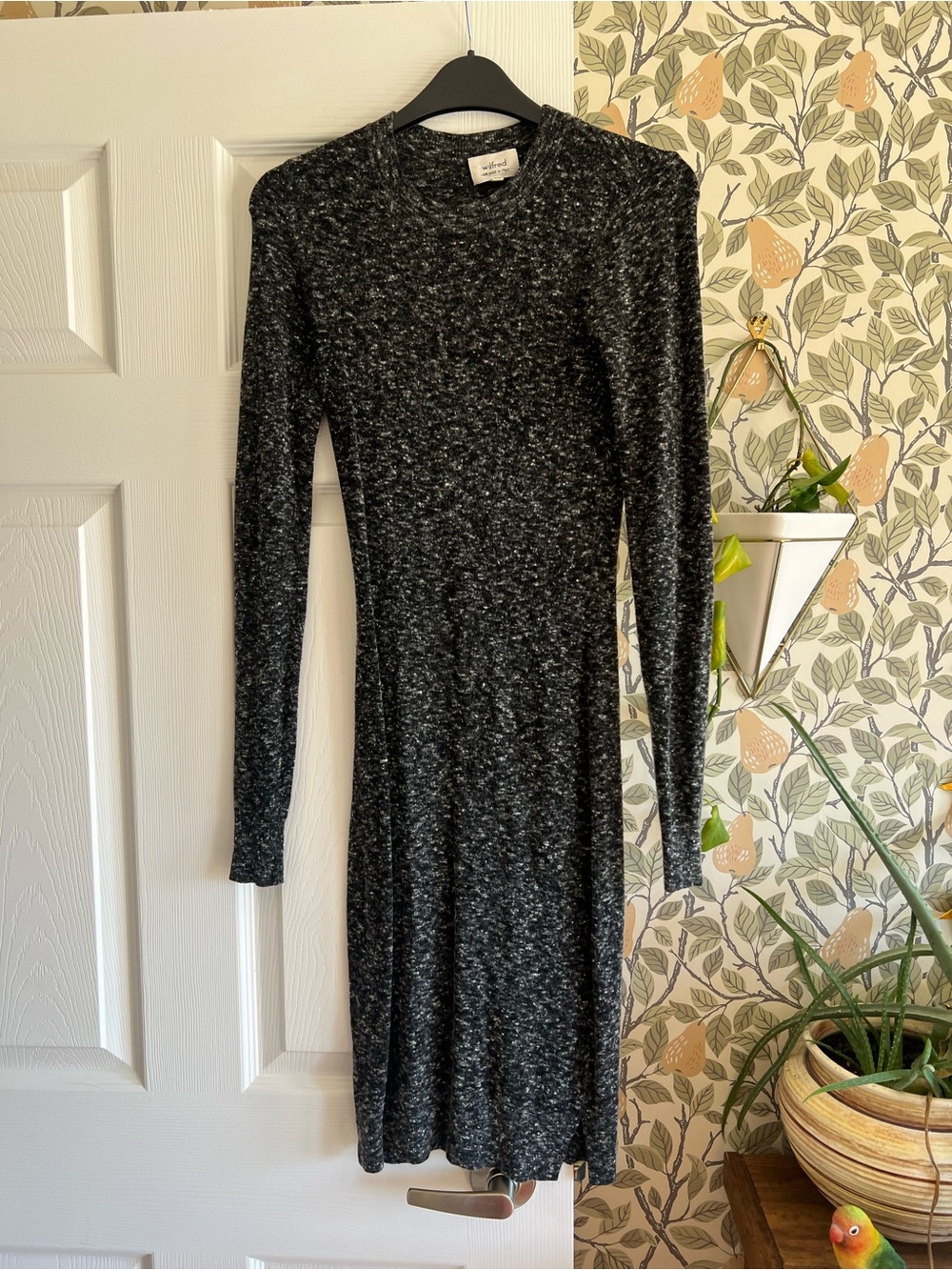 Wilfred Long Sleeve Heathered Knit Dress